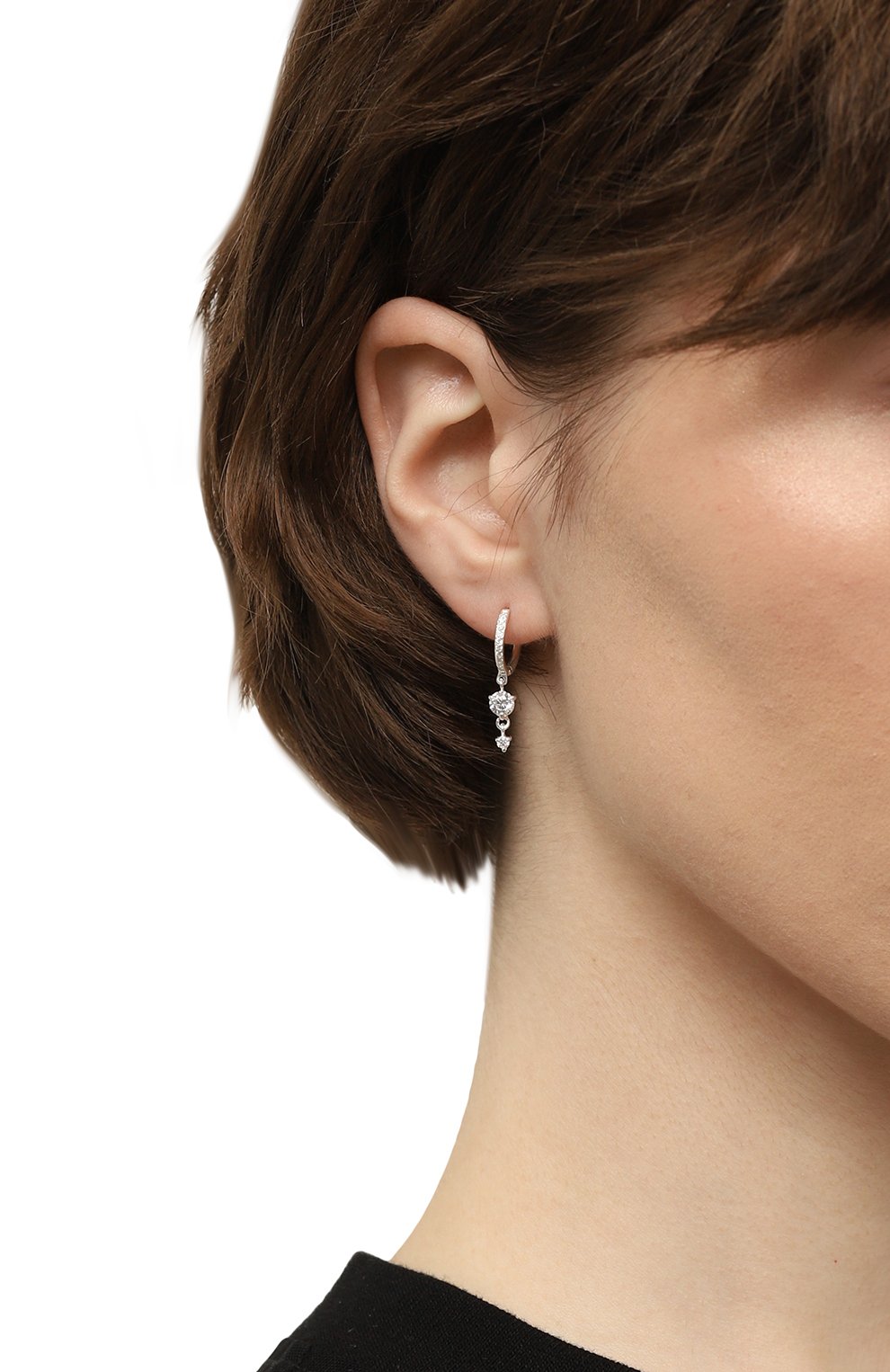 Серьги с фианитами MOONKA, арт. ec-err-r-f, фото 2