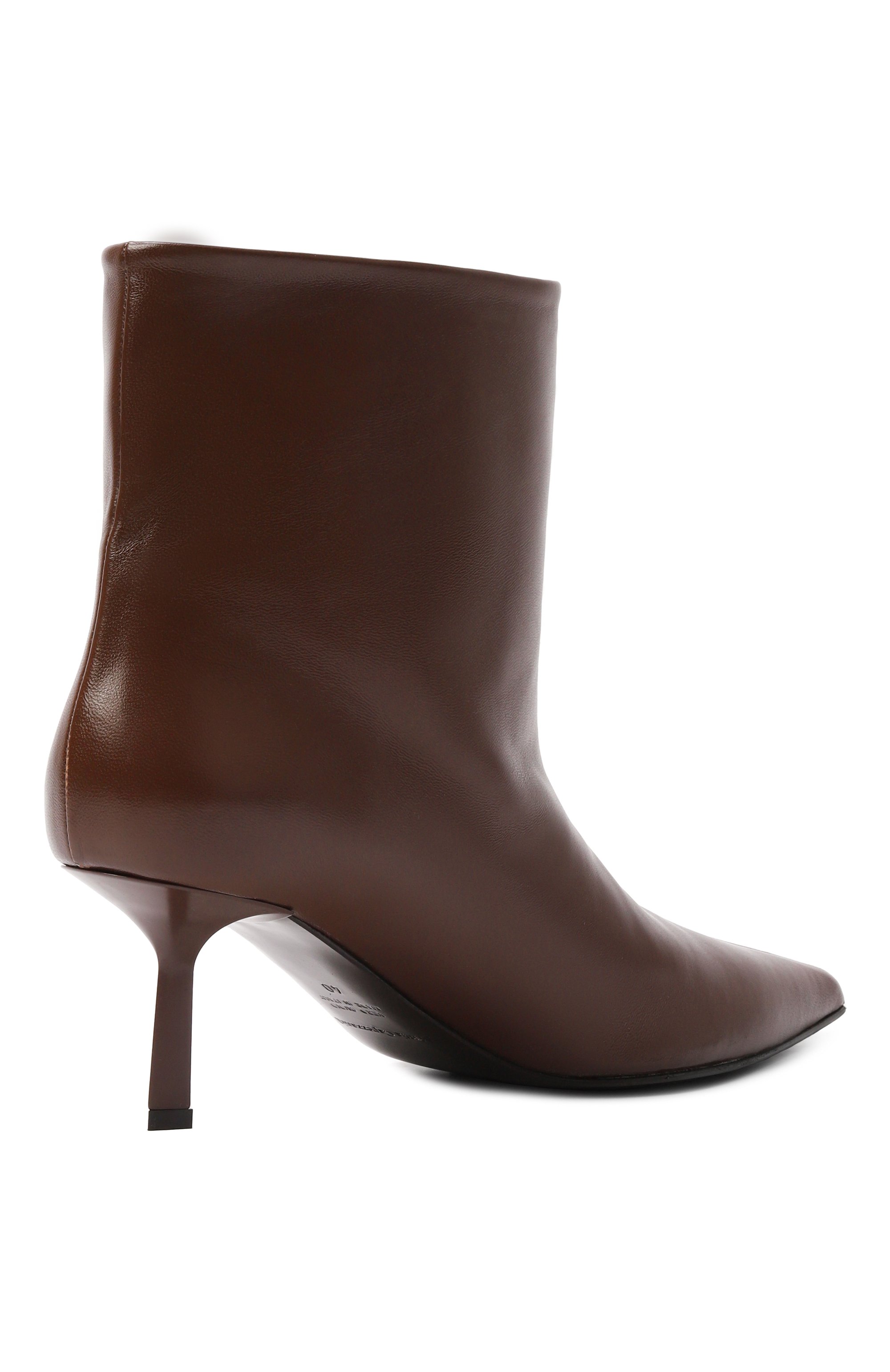 Кожаные ботильоны kimberly MATTIA CAPEZZANI коричневого цвета по цене 68100 руб., арт. W532/NAPPA GL0SSY, фото 5 Кожаные ботильоны kimberly MATTIA CAPEZZANI, арт. W532/NAPPA GL0SSY, фото 5