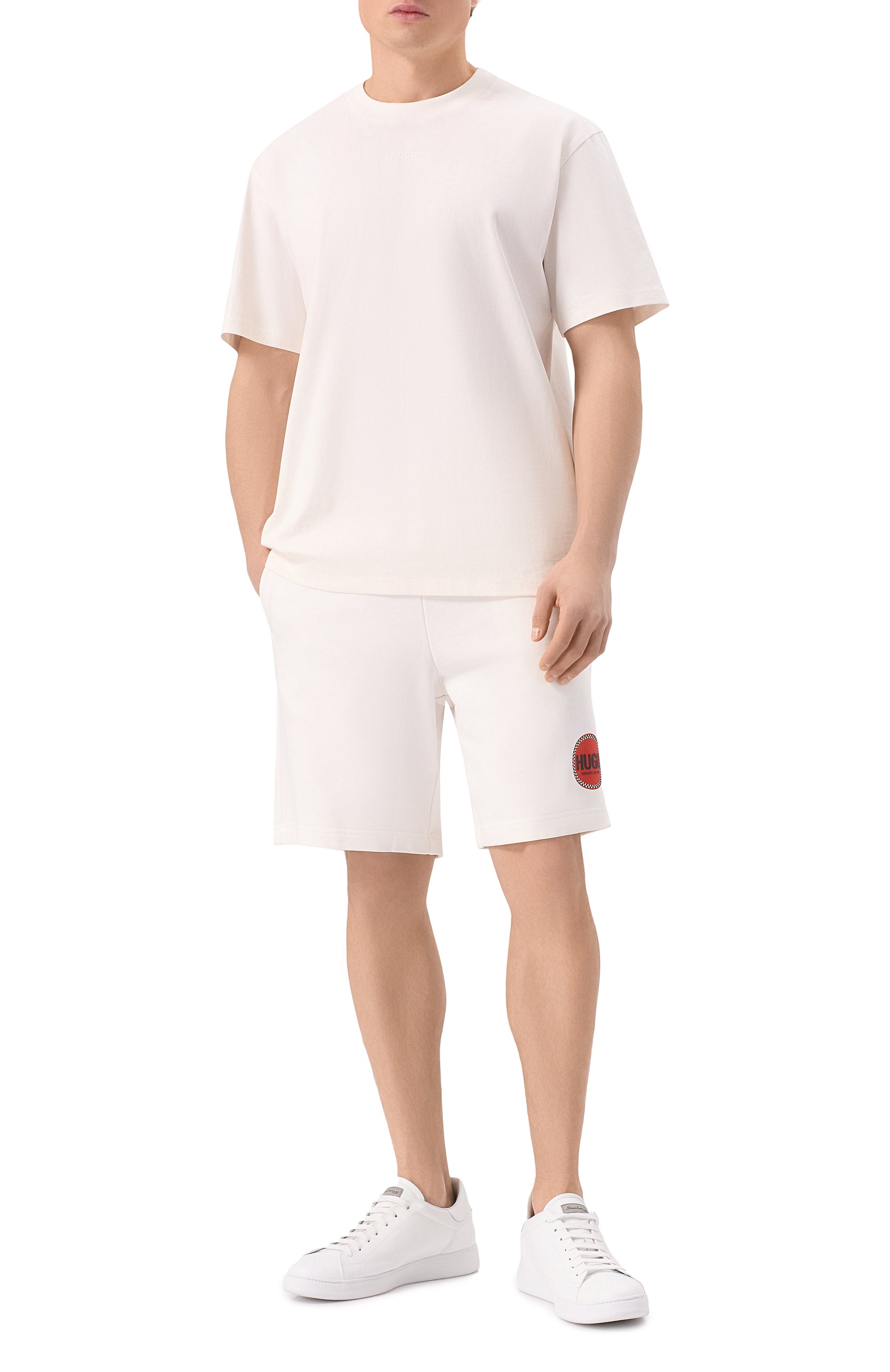 Хлопковая футболка HUGO, арт. 50488330, фото 2