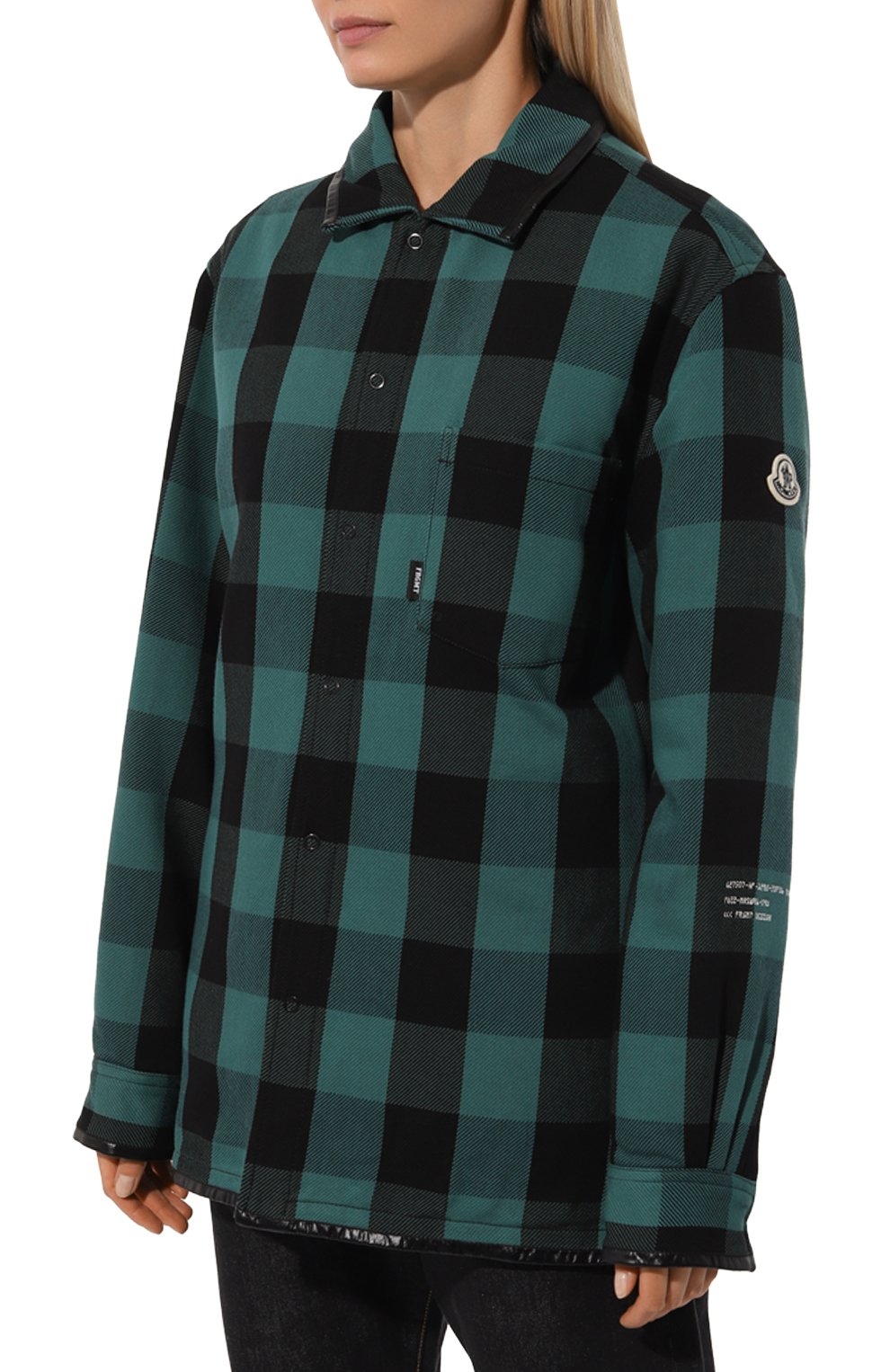 Пуховая куртка simmon 7 moncler frgmt hiroshi fujiwara MONCLER GENIUS темно-зеленого цвета по цене 125000 руб., арт. 1A000-09-M2316, фото 3 Пуховая куртка simmon 7 moncler frgmt hiroshi fujiwara MONCLER GENIUS, арт. 1A000-09-M2316, фото 3