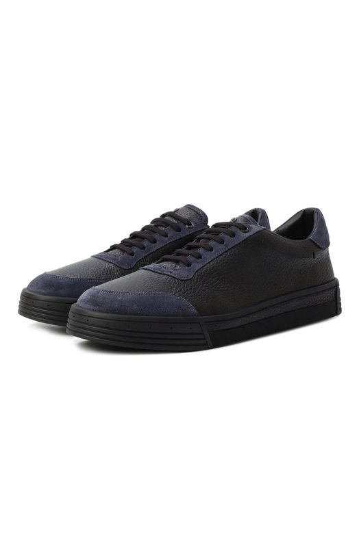 Кожаные кеды Stefano Ricci UV23_G6649/SDPVD Синий UV23_G6649/SDPVD