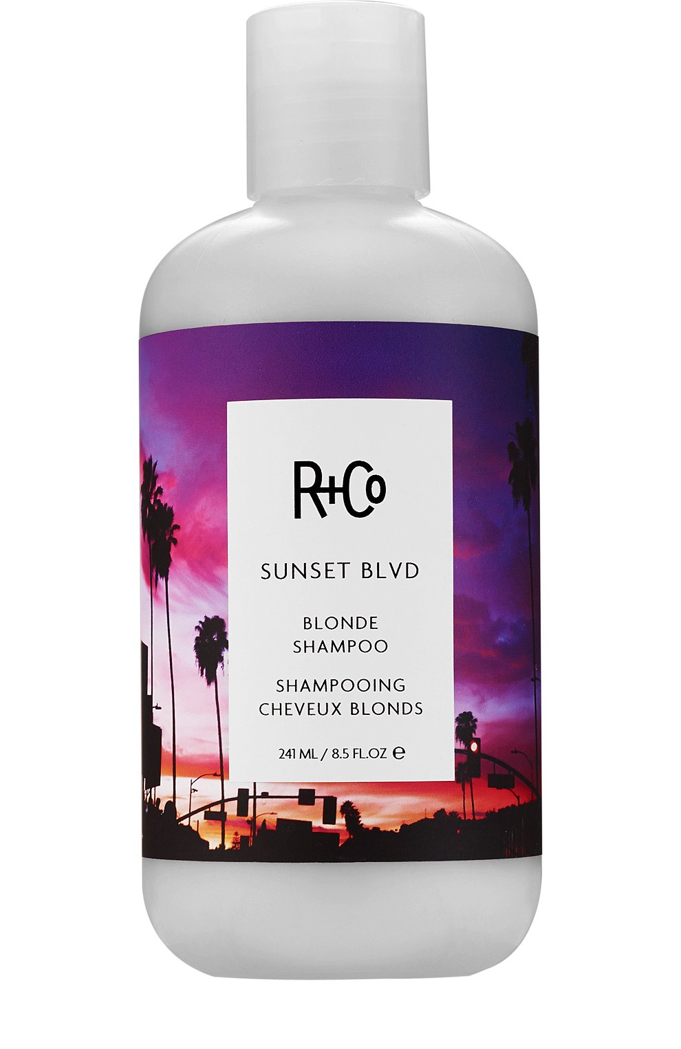 Шампунь для светлых волос sunset blvd (241ml) R+CO бесцветного цвета по цене 3010 руб., арт. 810374020173, фото 1 Шампунь для светлых волос sunset blvd (241ml) R+CO, арт. 810374020173, фото 1