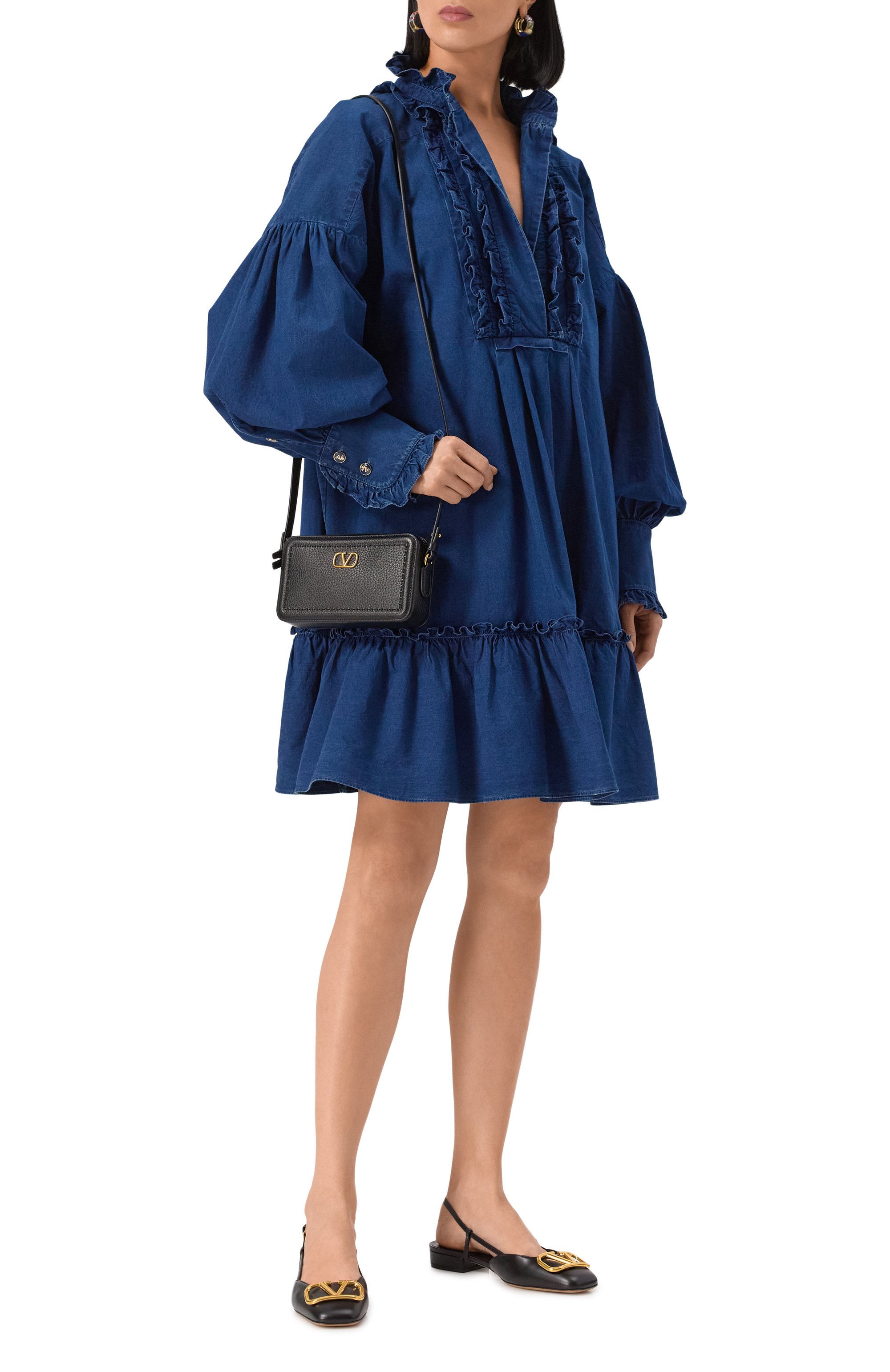 Сумка alltime mini VALENTINO черного цвета по цене 172000 руб., арт. 6W0P0AI5/RZR, фото 7 Сумка alltime mini VALENTINO, арт. 6W0P0AI5/RZR, фото 7