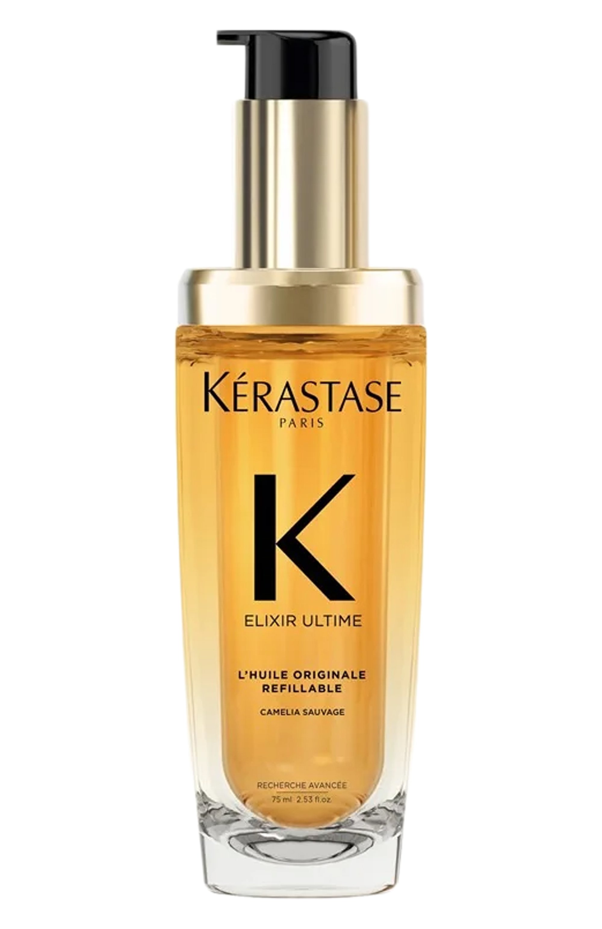 Масло для волос elixir ultime (75ml) KERASTASE бесцветного цвета по цене 12900 руб., арт. 3474637215125, фото 1 Масло для волос elixir ultime (75ml) KERASTASE, арт. 3474637215125, фото 1