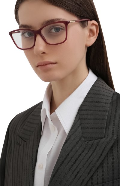 Оправа PRADA красного цвета по цене 22750 руб., арт. 08WV-2BM101, фото 2 Оправа PRADA, арт. 08WV-2BM101, фото 2