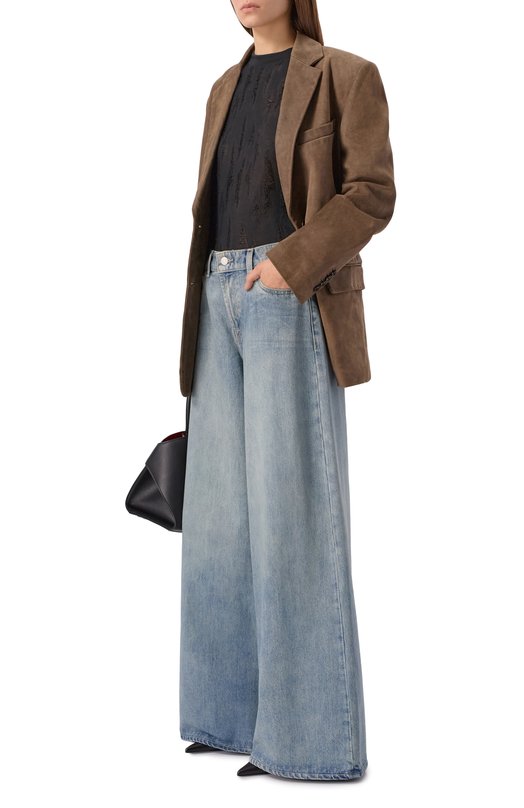 Джинсы Marie Wide Leg 7 For All Mankind 7UL60E51-1NY Голубой  7UL60E51-1NY Фото 2