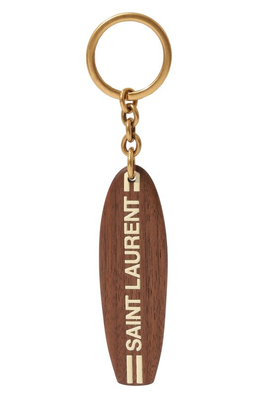 

Деревянный брелок Saint Laurent, Коричневый