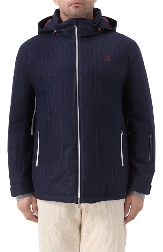 Шерстяная куртка Brunello Cucinelli M208MKG05 Синий  M208MKG05 Фото 3