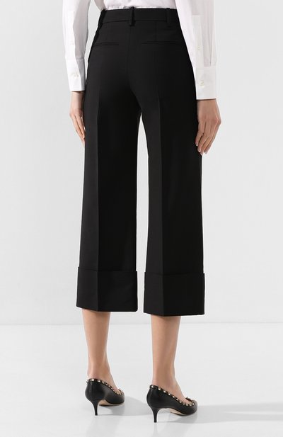 Брюки из смеси шерсти и шелка VALENTINO, арт. TB3RB3901CF, фото 4