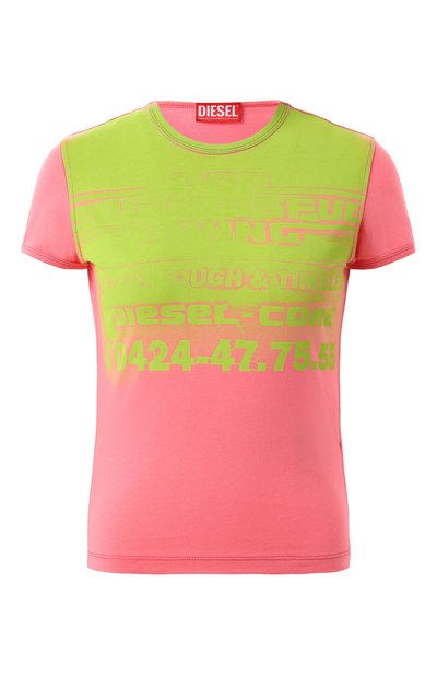 Женская хлопковая футболка DIESEL, арт. A17611/0AGRI