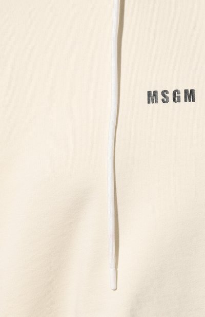 Хлопковое худи MSGM, арт. 2000MDM509 200000, фото 5