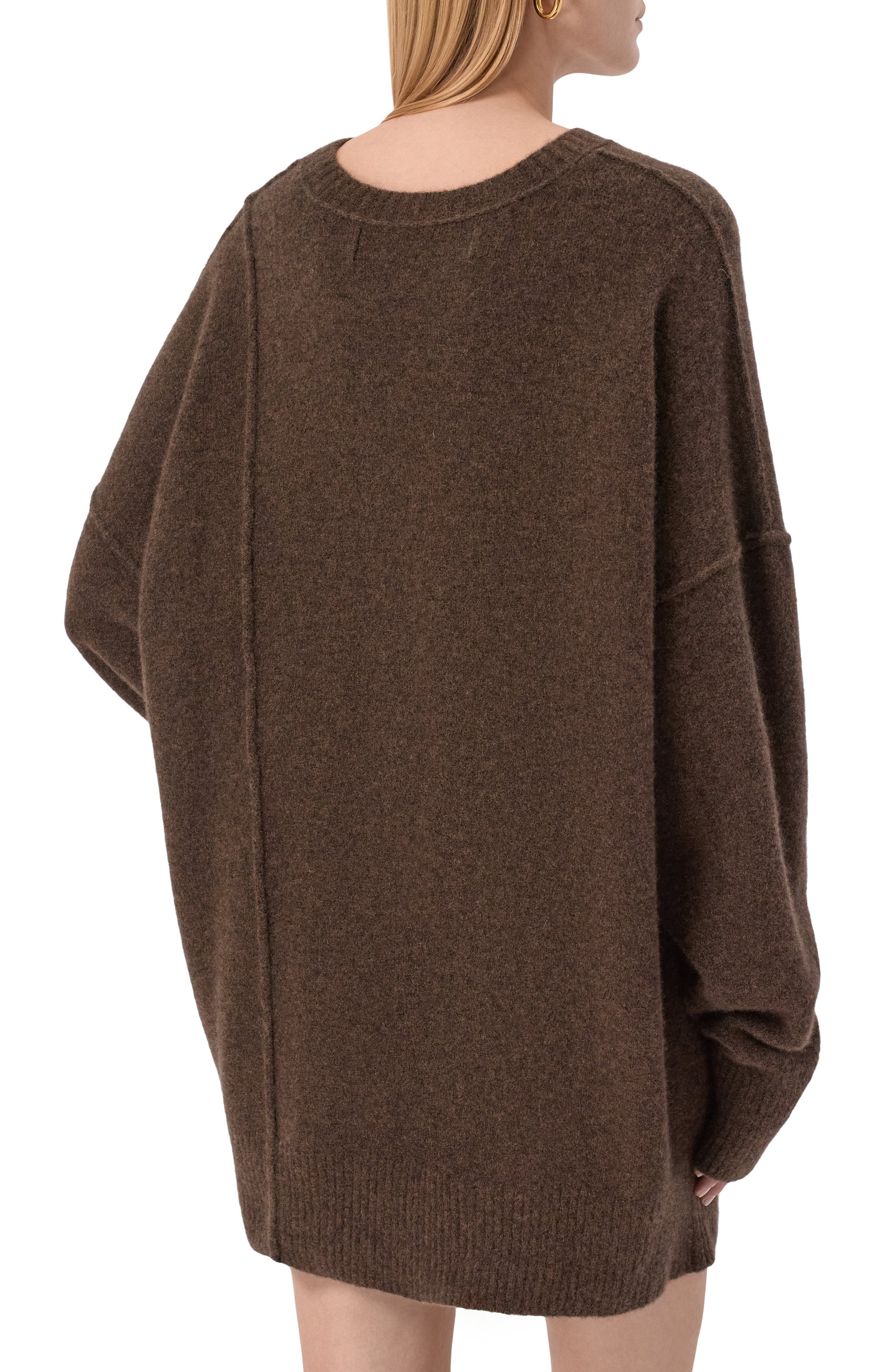 Платье из кашемира и шелка ISABEL BENENATO, арт. DK919F25, фото 4