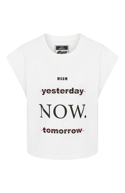 Женский хлопковый топ MSGM, арт. 2845MDM08 207228