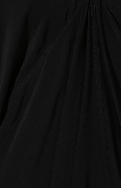 Шелковое платье RICK OWENS черного цвета по цене 104500 руб., арт. RP19S6501/SCR, фото 5 Шелковое платье RICK OWENS, арт. RP19S6501/SCR, фото 5