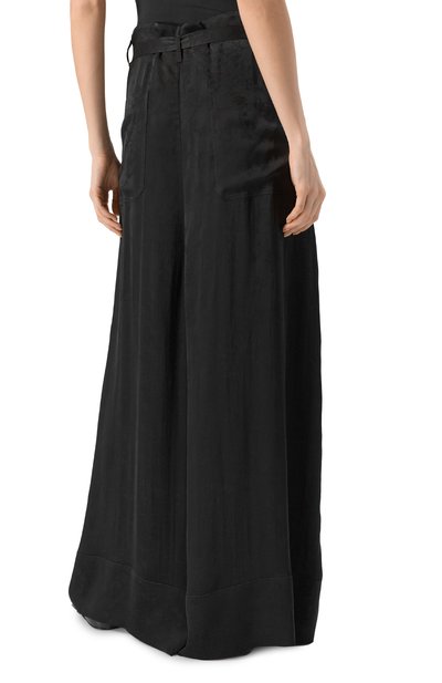 Брюки из вискозы и шелка ANN DEMEULEMEESTER, арт. B0012744/FA611, фото 4