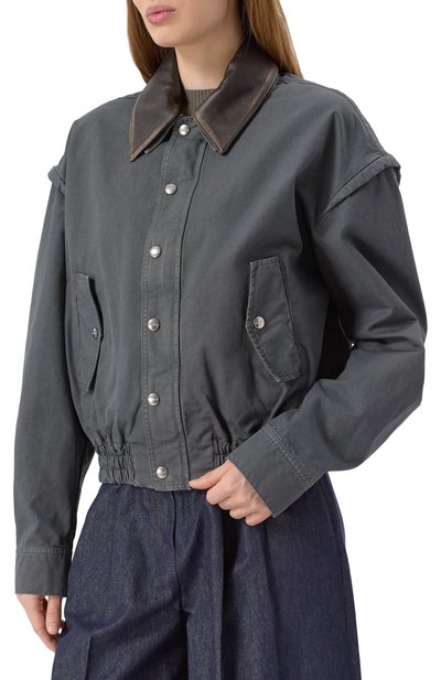 Хлопковый бомбер HALFBOY, арт. HS251W0159, фото 3