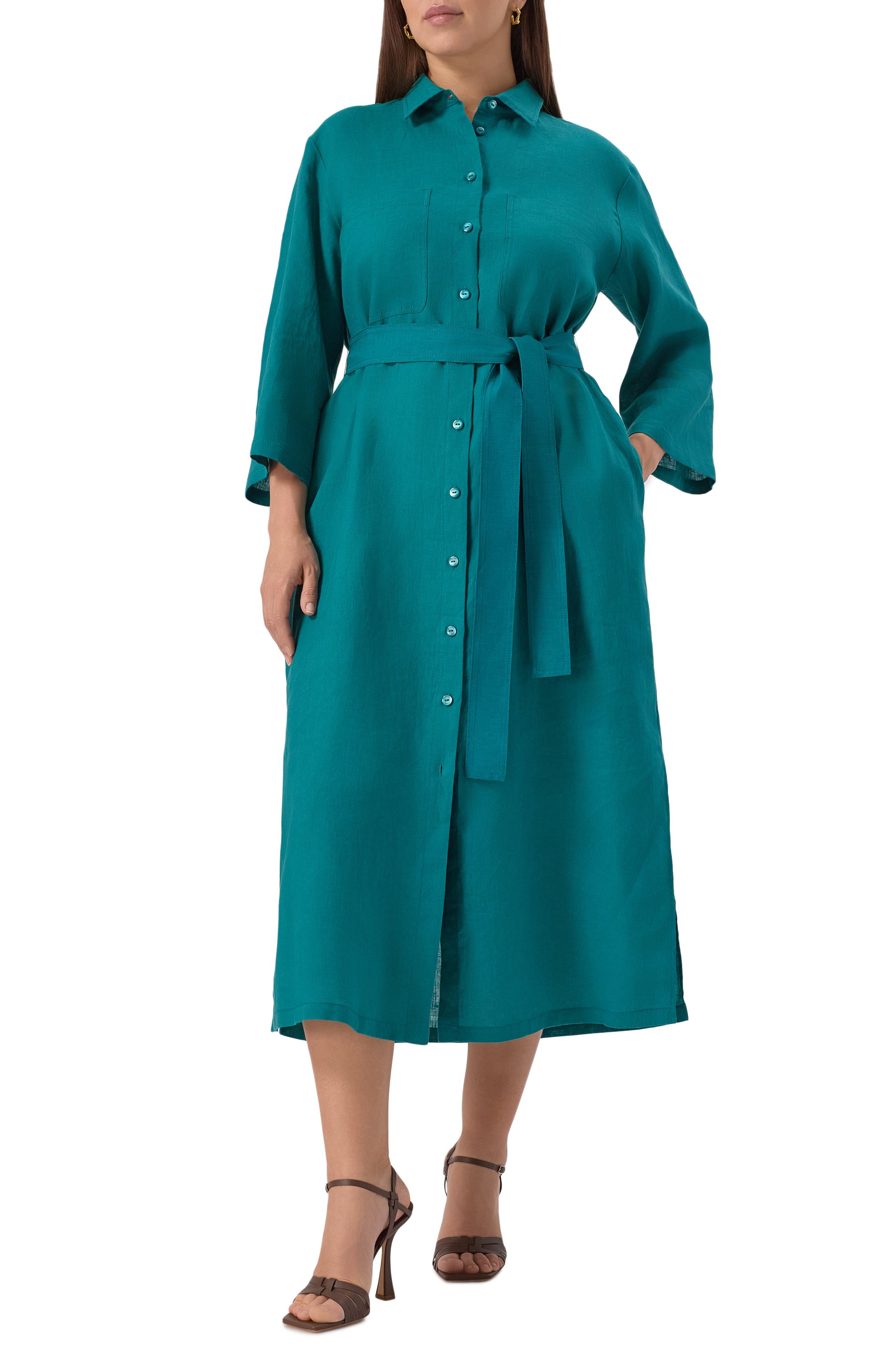 Льняное платье MARINA SPORT, арт. QUAGLIA, фото 2