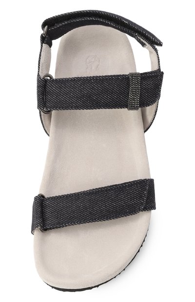 Текстильные сандалии BRUNELLO CUCINELLI, арт. BZ115ZG414, фото 4
