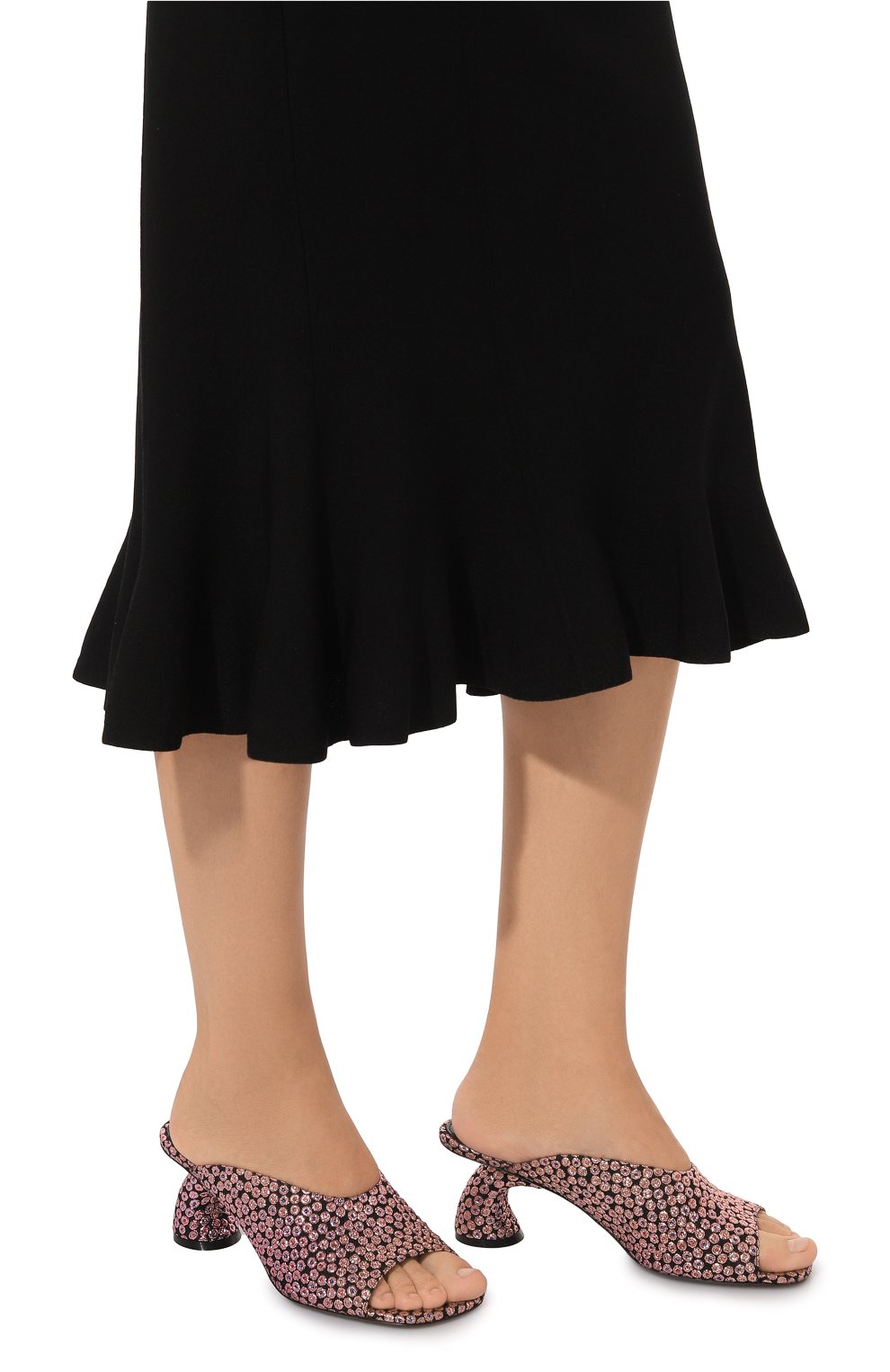 Текстильные мюли DRIES VAN NOTEN, арт. WW242-1181/995, фото 3