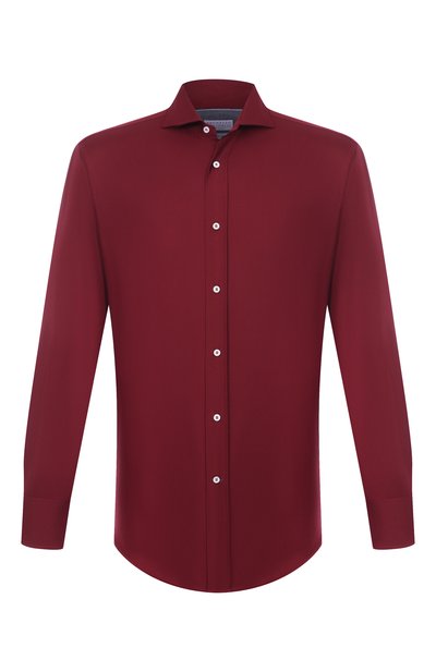 Мужская хлопковая сорочка BRUNELLO CUCINELLI, арт. MW6041718