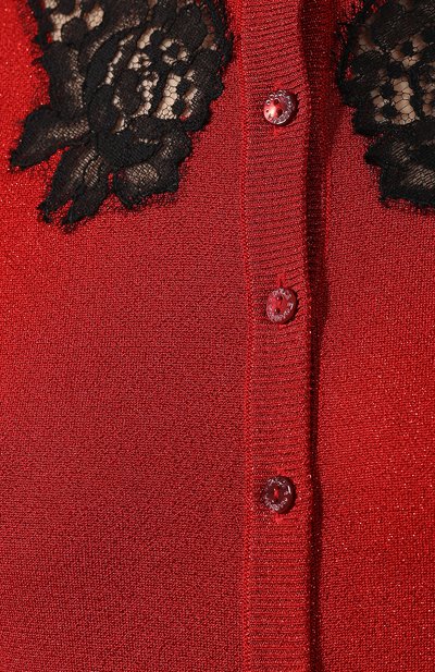 Кардиган из смеси вискозы и хлопка DOLCE & GABBANA, арт. FX359T/JAIBR, фото 5