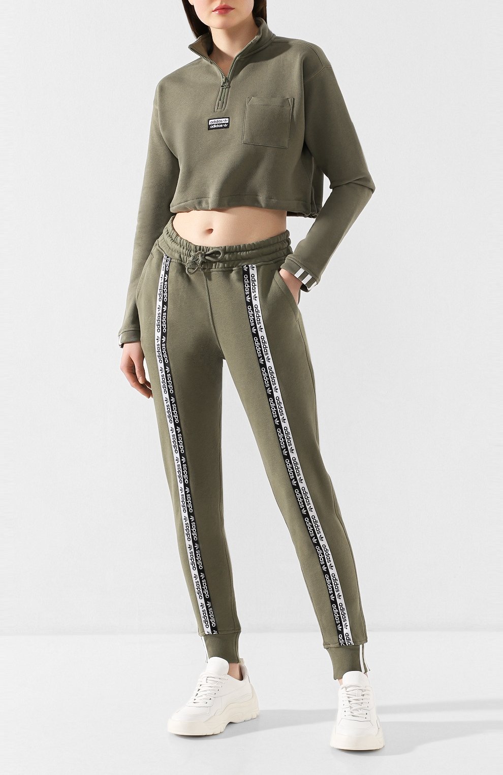 Хлопковые джоггеры ADIDAS ORIGINALS, арт. FM4383, фото 2