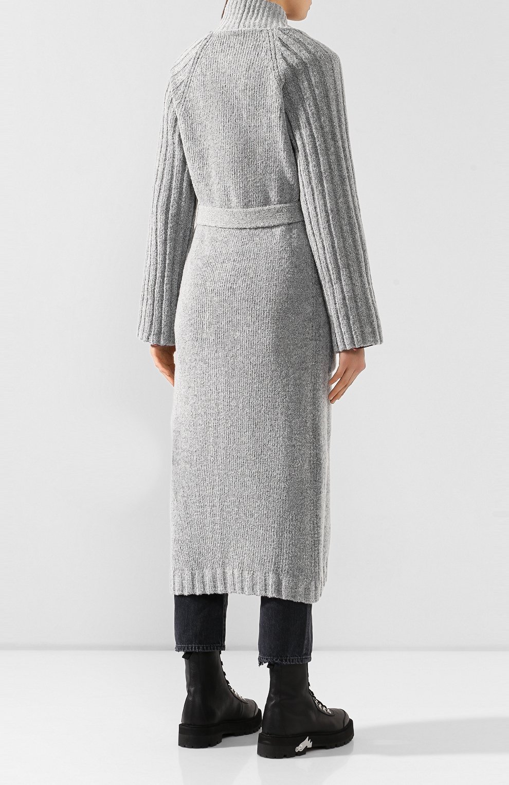 Кардиган с поясом OFF-WHITE, арт. 0WHB009F19F980500500, фото 4