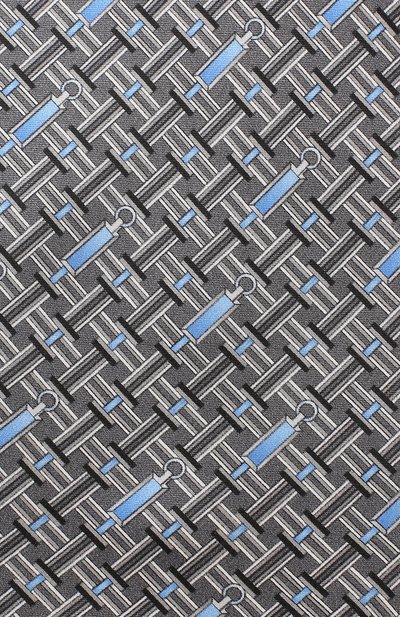Шелковый галстук ZILLI серого цвета по цене 25800 руб., арт. 50200/TIES, фото 3 Шелковый галстук ZILLI, арт. 50200/TIES, фото 3