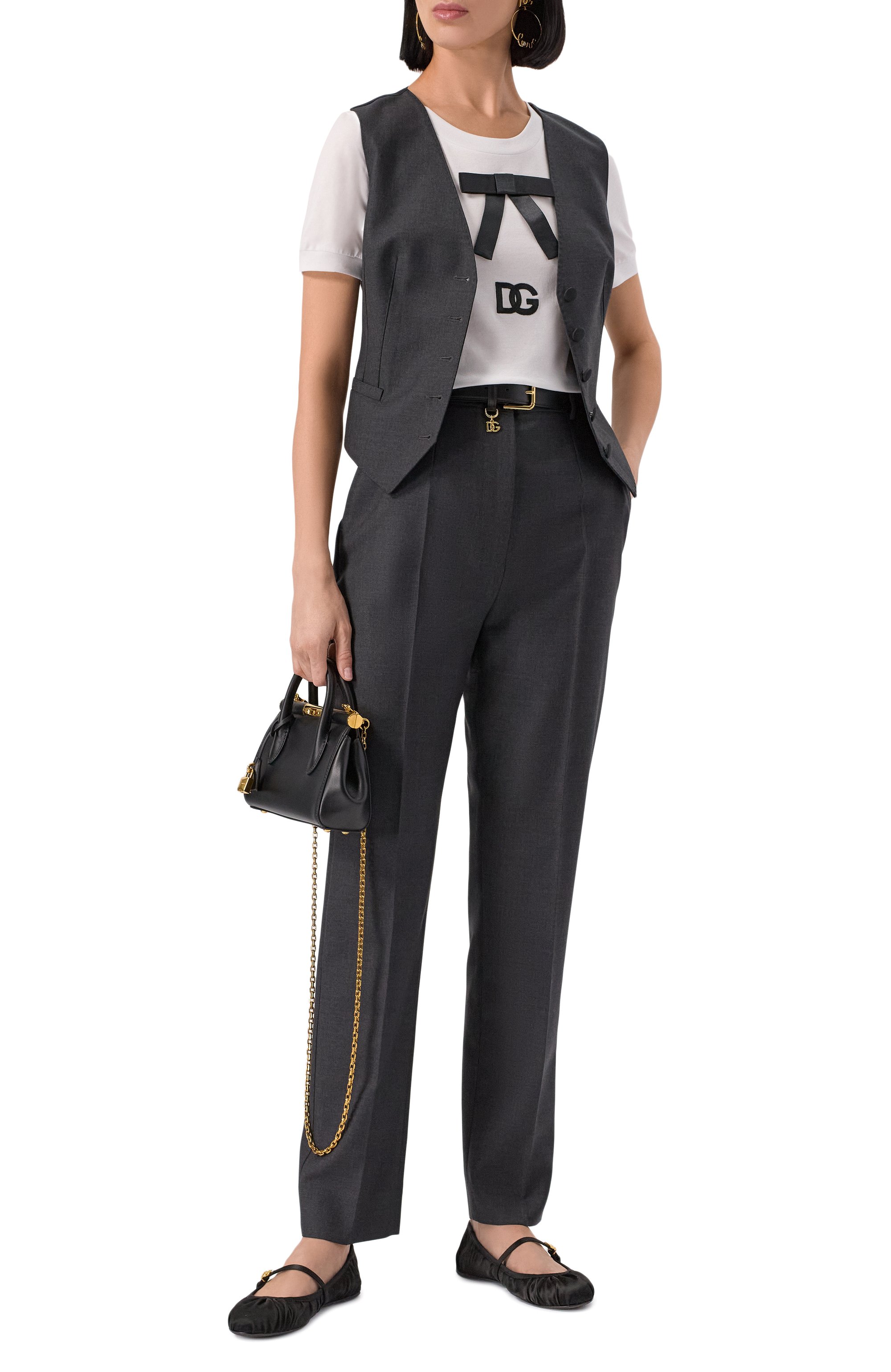 Хлопковая футболка DOLCE & GABBANA, арт. F8V47Z/GDC4T, фото 2