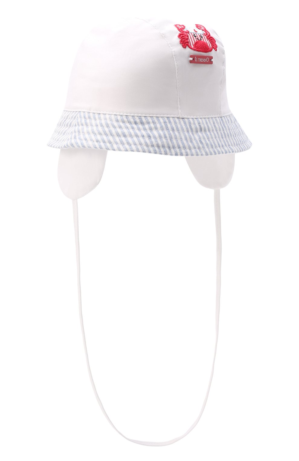 Хлопковая панама IL TRENINO белого цвета по цене 6550 руб., арт. 22 7971, фото 1 Хлопковая панама IL TRENINO, арт. 22 7971, фото 1