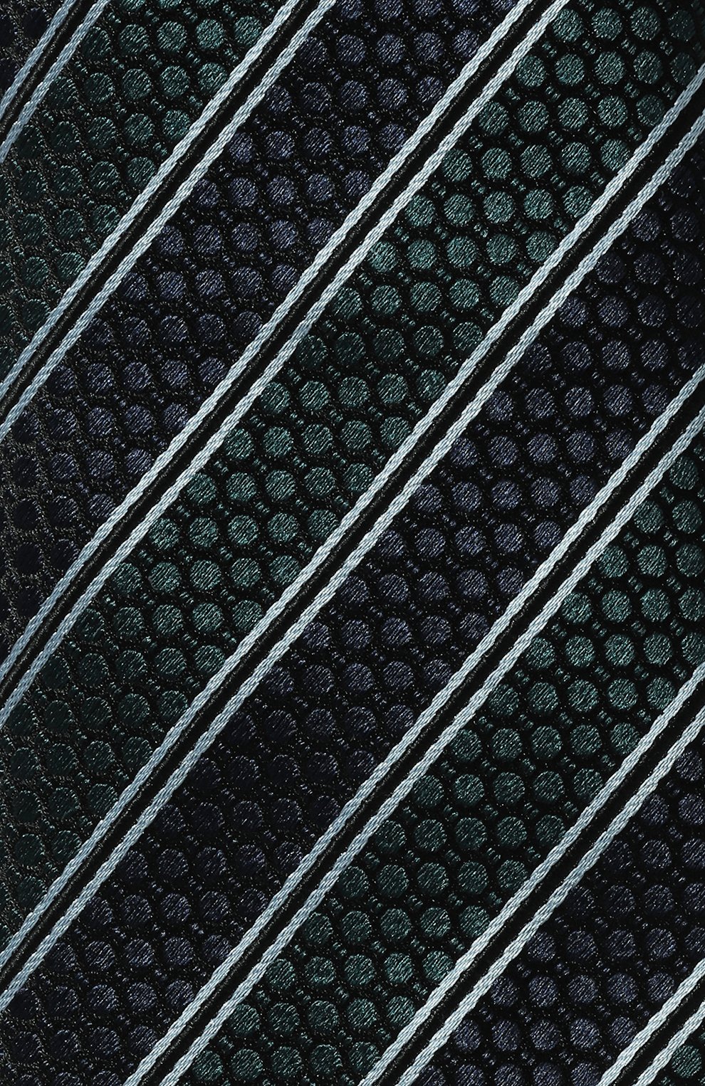 Шелковый галстук ZEGNA бирюзового цвета по цене 27850 руб., арт. Z6W04TA6/1P8314, фото 4 Шелковый галстук ZEGNA, арт. Z6W04TA6/1P8314, фото 4