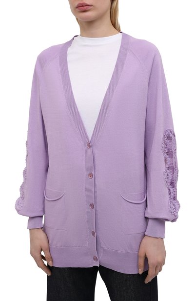 Хлопковый кардиган ERMANNO FIRENZE, арт. D38ET MG12DRY, фото 3
