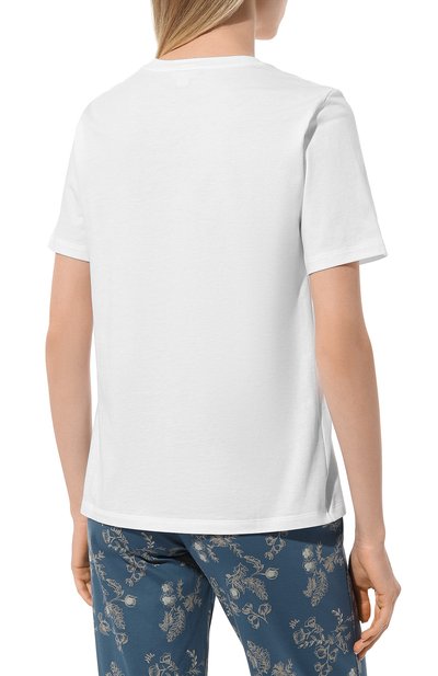 Хлопковая футболка HANRO, арт. 078662, фото 4