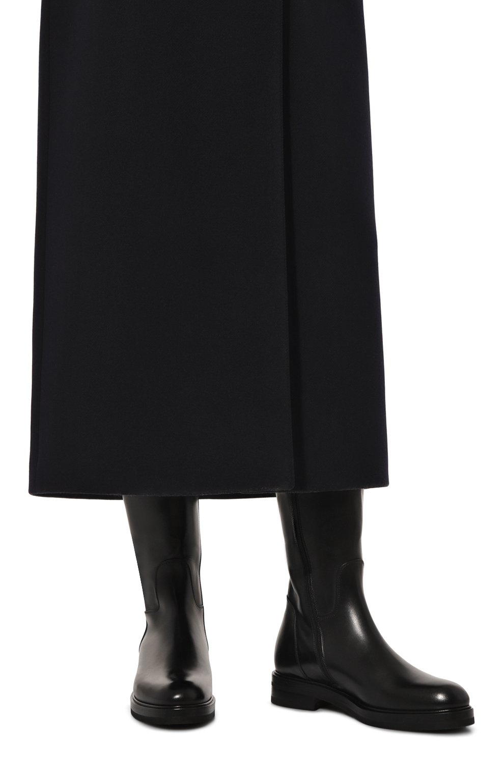 Кожаные сапоги KITON, арт. D56806N0102401, фото 3