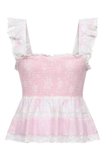 Женский хлопковый топ LOVE SHACK FANCY, арт. T1570-3455