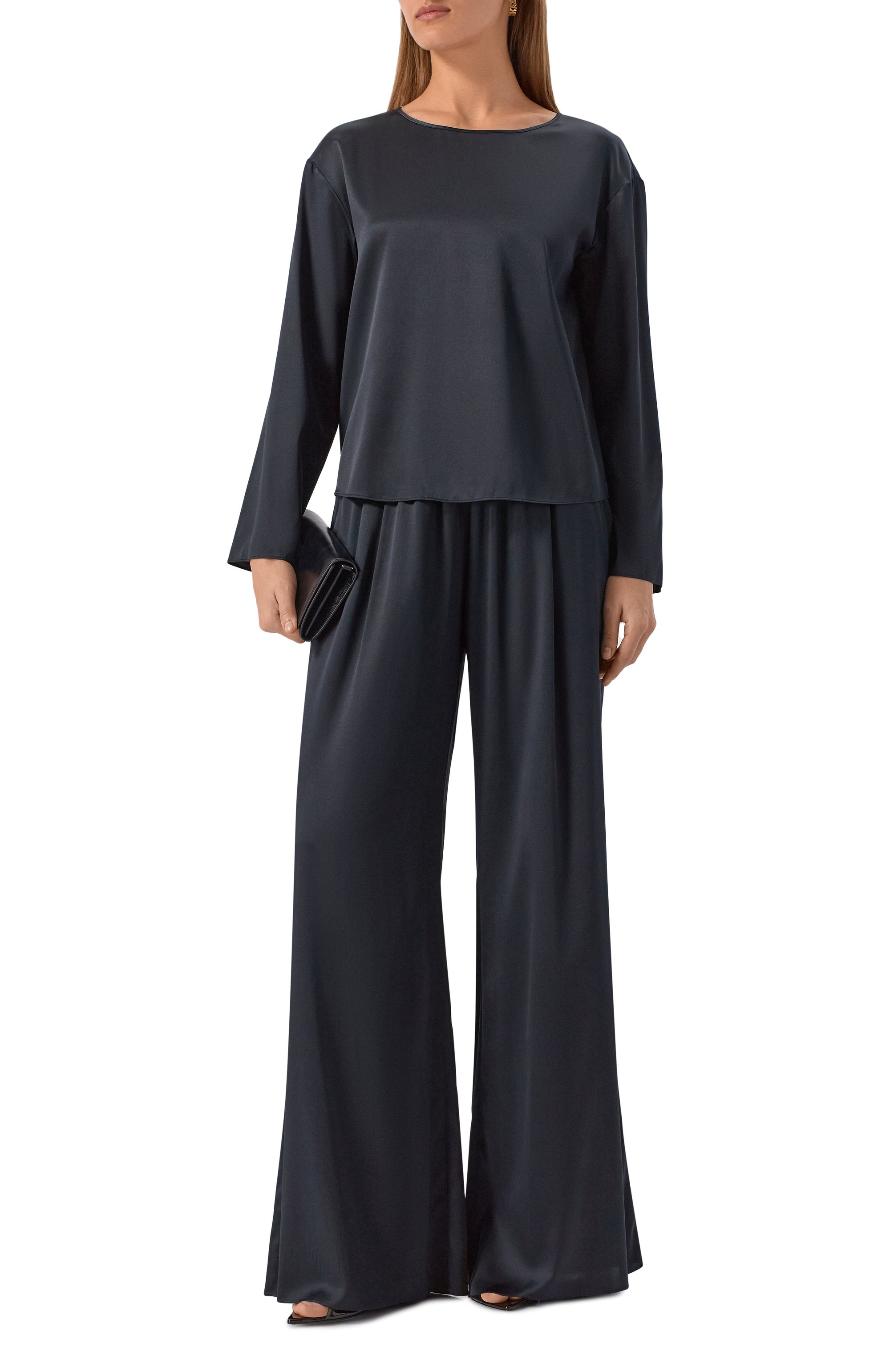 Атласная блузка EMPORIO ARMANI, арт. EW002198/AF17300, фото 2