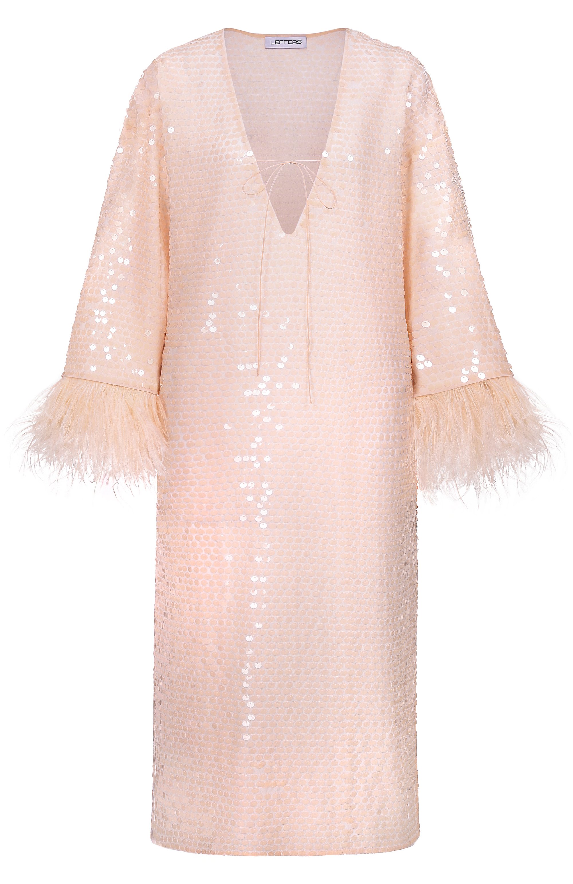 Платье с отделкой пайетками и перьями LEFFERS, арт. 23.52.4.15.27, фото 1