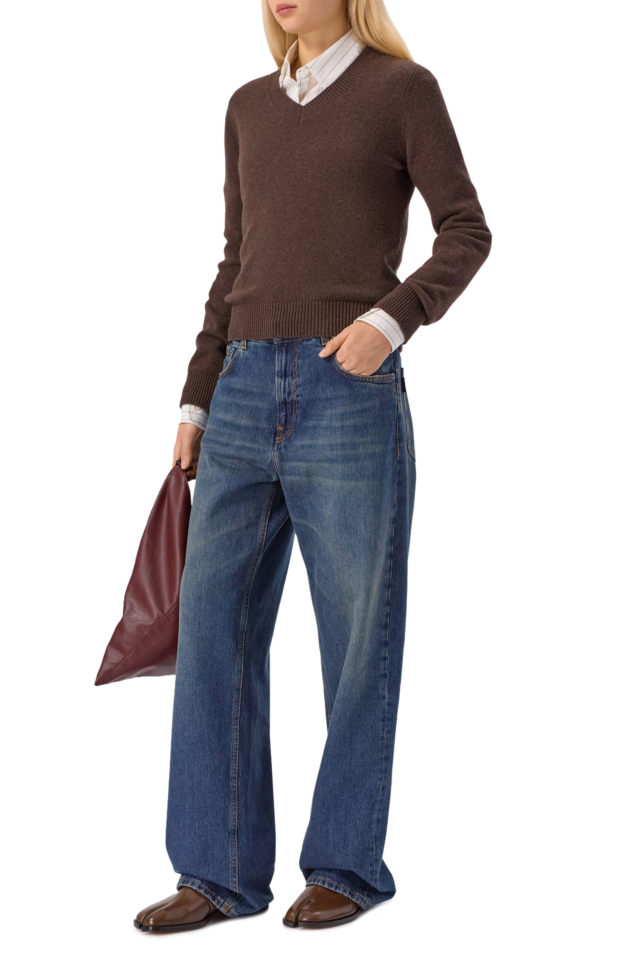 Шерстяной пуловер MM6, арт. S62HN0007/M13187, фото 2