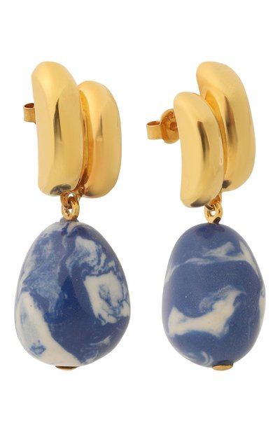 Серьги COPINE JEWELRY синего цвета по цене 26400 руб., арт. IRISG, фото 3 Серьги COPINE JEWELRY, арт. IRISG, фото 3