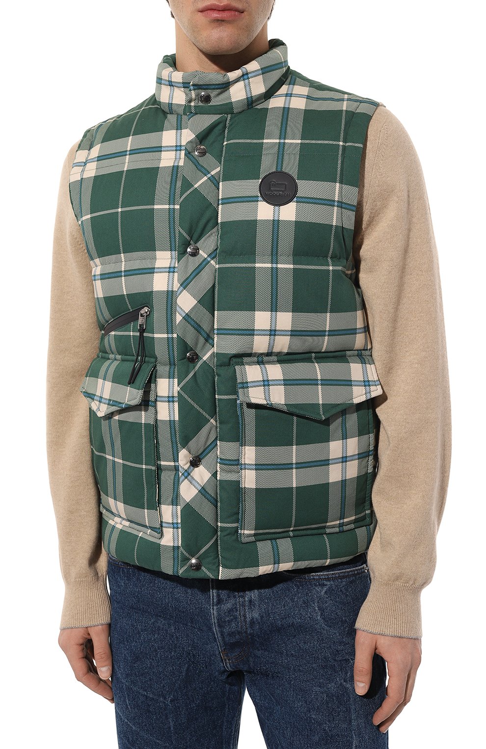 Пуховый жилет WOOLRICH, арт. CFW00U0719MRUT3326, фото 3