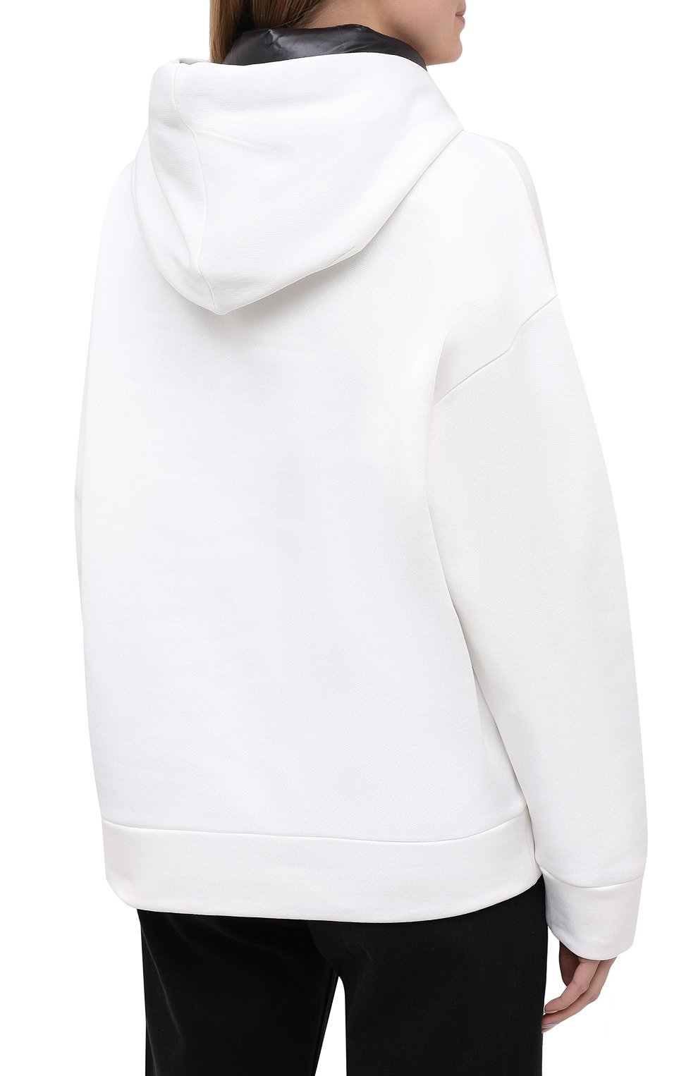 Худи MONCLER белого цвета по цене 55150 руб., арт. F2-098-8G509-10-809HS, фото 4 Худи MONCLER, арт. F2-098-8G509-10-809HS, фото 4