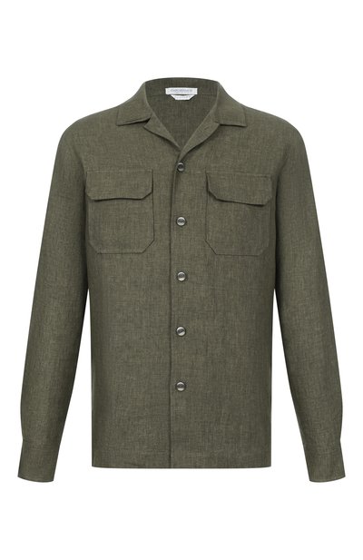 Мужская льняная рубашка CAPOBIANCO, арт. 20M515.LL00.