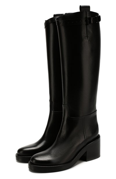 Кожаные сапоги ANN DEMEULEMEESTER, арт. 1914-2804-366-099, фото 1