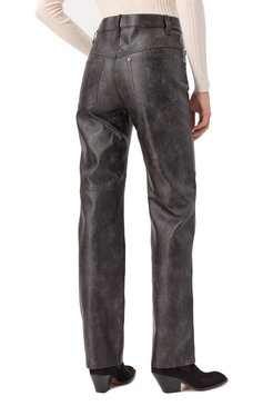 Женские брюки ISABEL MARANT ETOILE черного цвета, арт. 25PPA0519FA-C1B01E | Фото 4 (Длина (брюки, джинсы): Стандартные; Женское Кросс-КТ: Брюки-одежда; Силуэт Ж (брюки и джинсы): Прямые; Стили: Гранж)