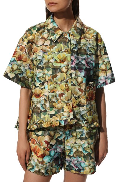 Хлопковая рубашка KIKA VARGAS, арт. MAGDA T0P/C0TT0N PRINT, фото 3