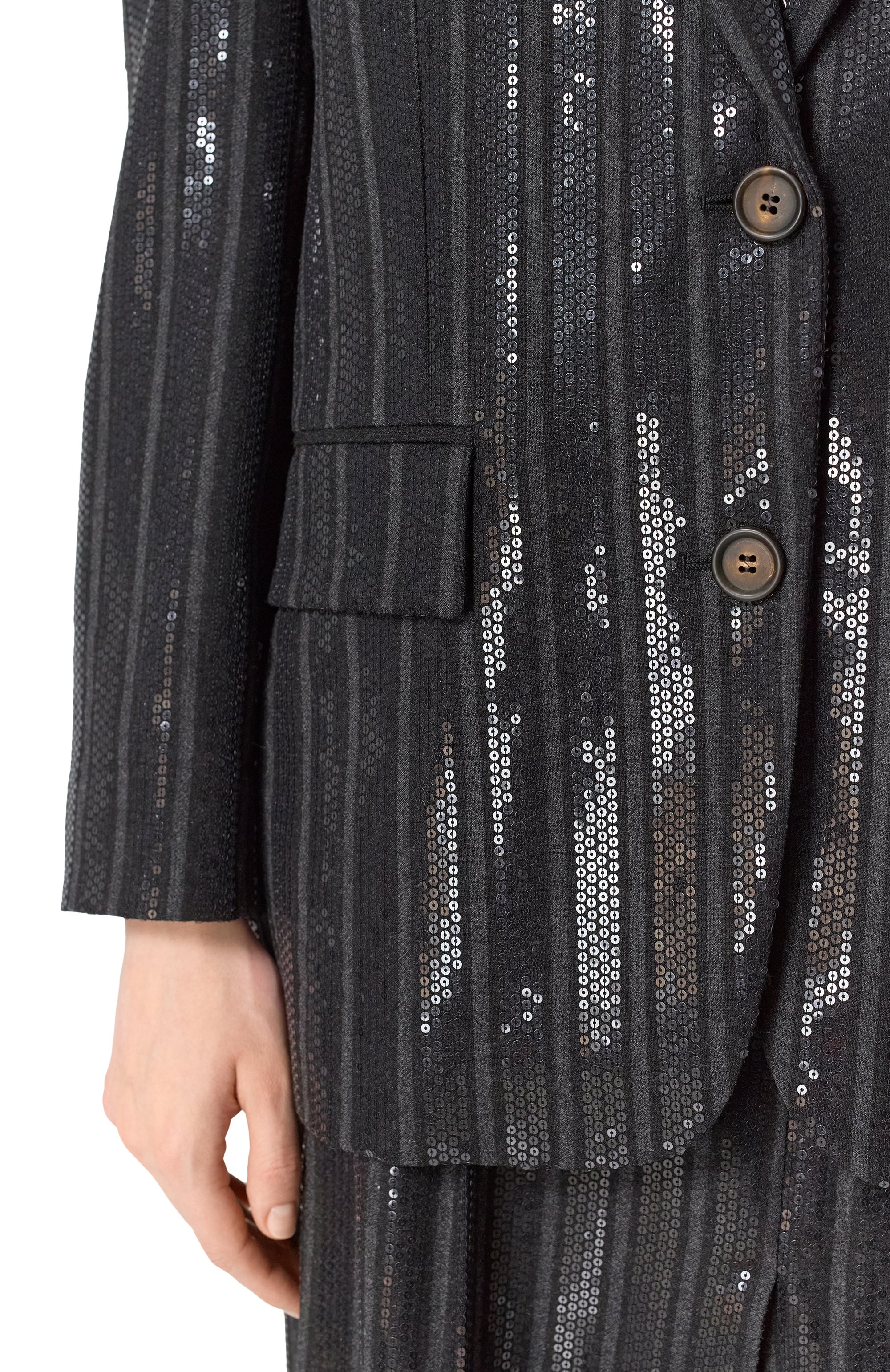 Жакет с отделкой пайетками BRUNELLO CUCINELLI, арт. MB0097174, фото 5