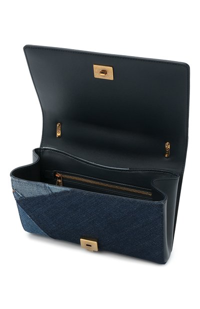 Сумка devotion small DOLCE & GABBANA синего цвета по цене 295000 руб., арт. BB6652/A0621, фото 4 Сумка devotion small DOLCE & GABBANA, арт. BB6652/A0621, фото 4