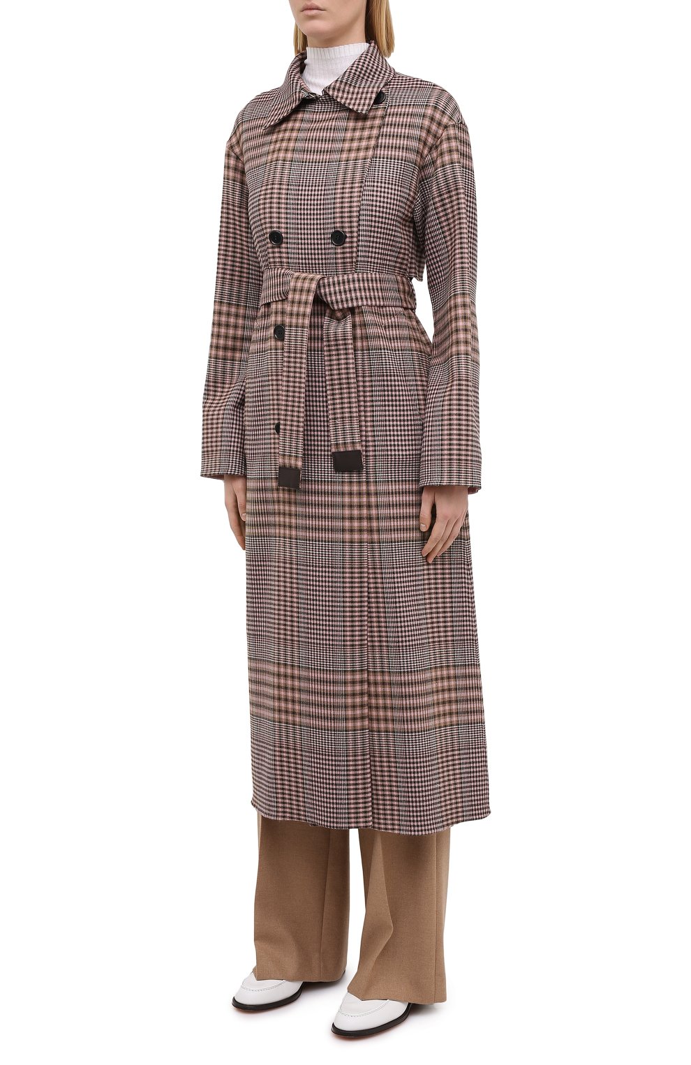 Шерстяное пальто LORO PIANA коричневого цвета по цене 399500 руб., арт. FAL2994, фото 3 Шерстяное пальто LORO PIANA, арт. FAL2994, фото 3