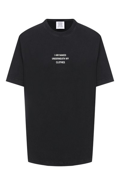 Хлопковая футболка VETEMENTS, арт. MH27TR171B