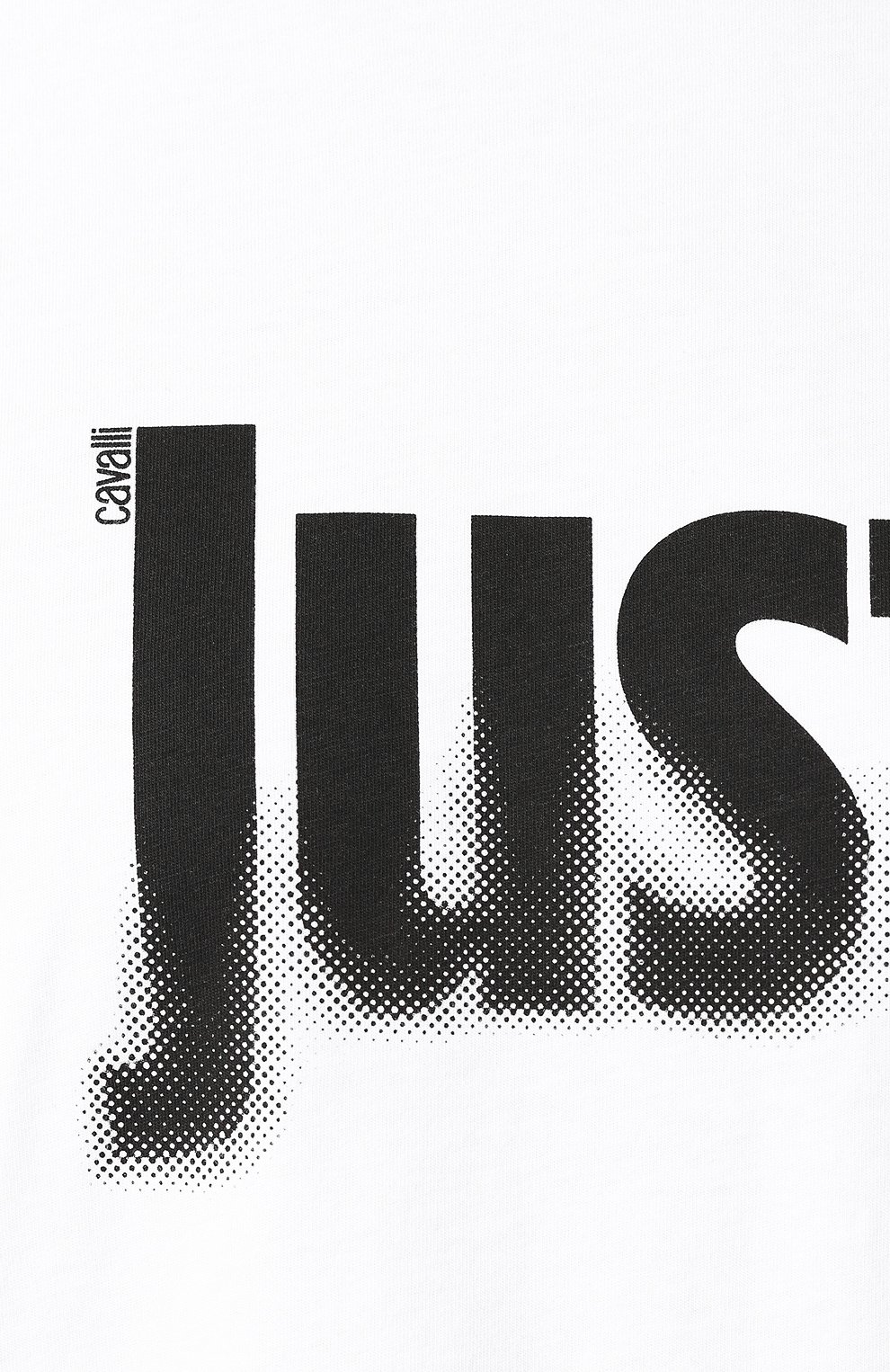 Хлопковая футболка JUST CAVALLI белого цвета по цене 7995 руб., арт. S03GC0514/N20663, фото 5 Хлопковая футболка JUST CAVALLI, арт. S03GC0514/N20663, фото 5